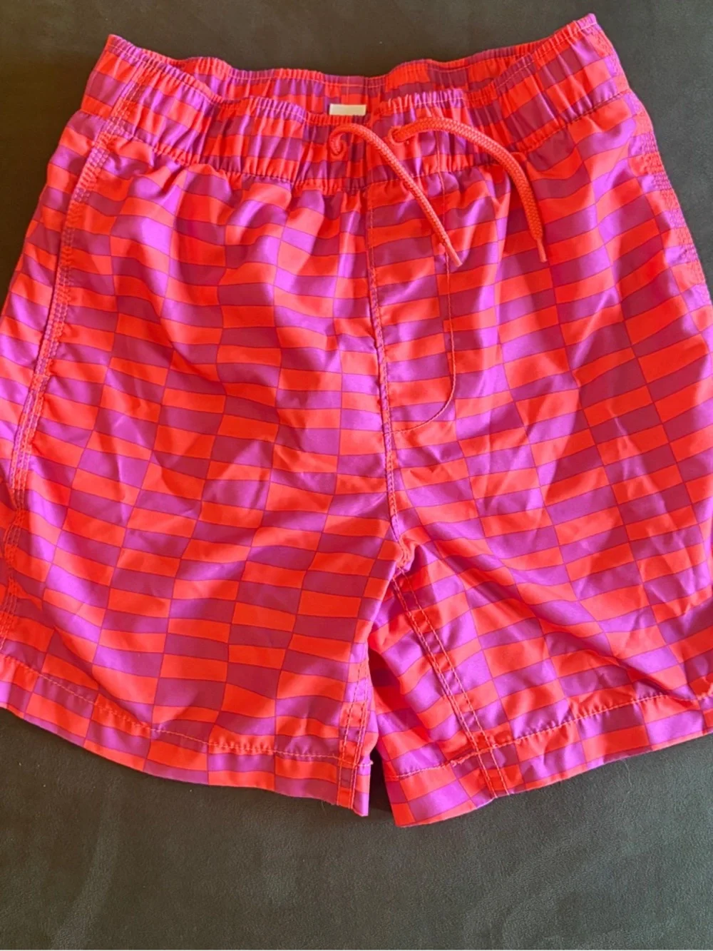 GAP 🌊 swim set Red Rash guard with Purple and Red Striped Swim trunks